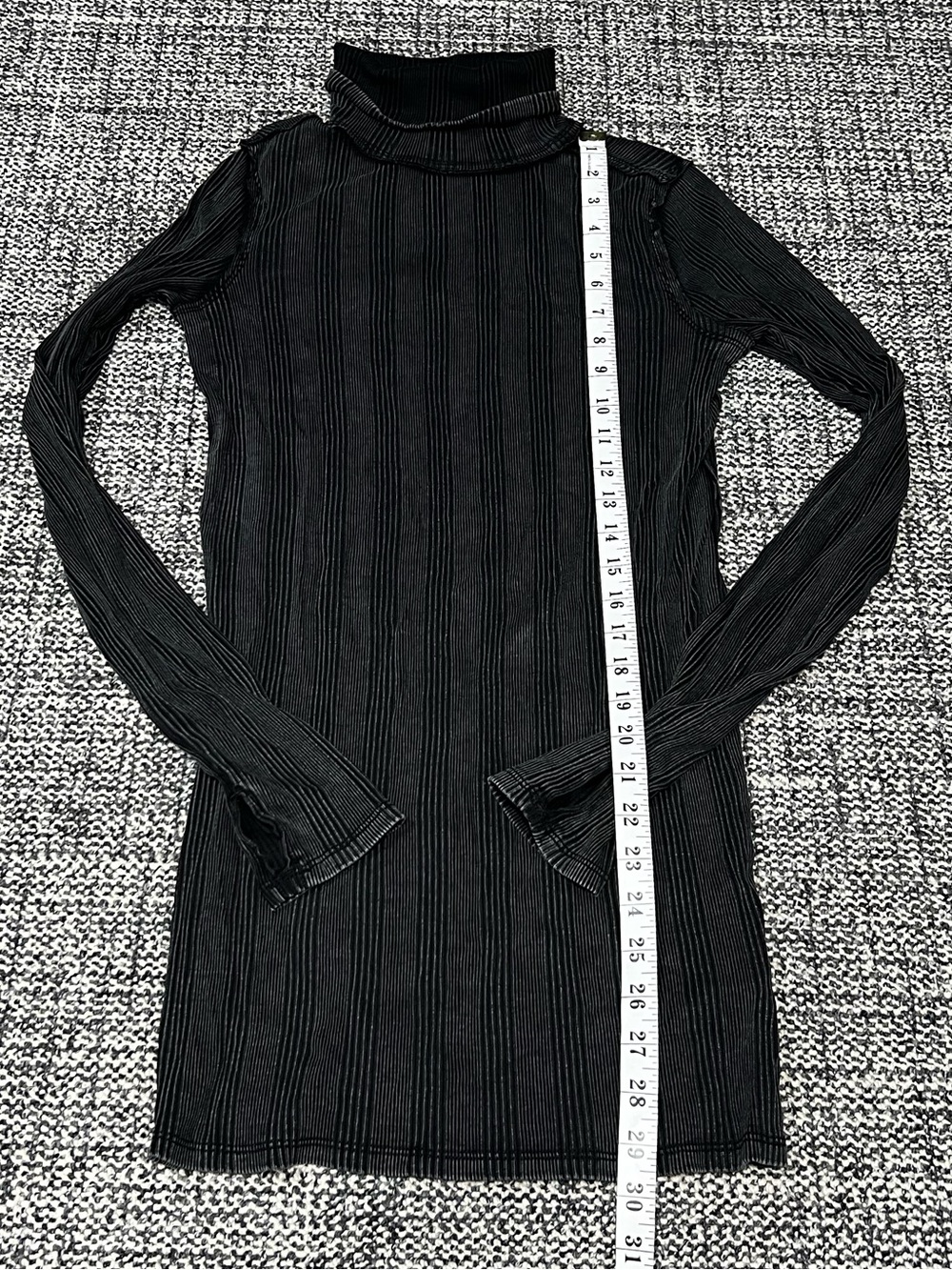 Free People Black Ribbed Turtleneck Bodycon Dress - Picture 5 of 7